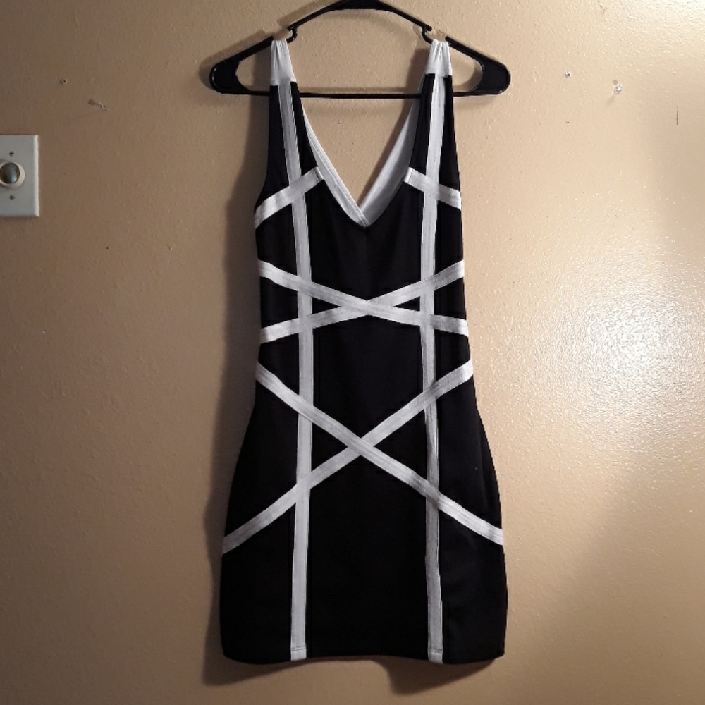 Forever21 Black & White Dress
